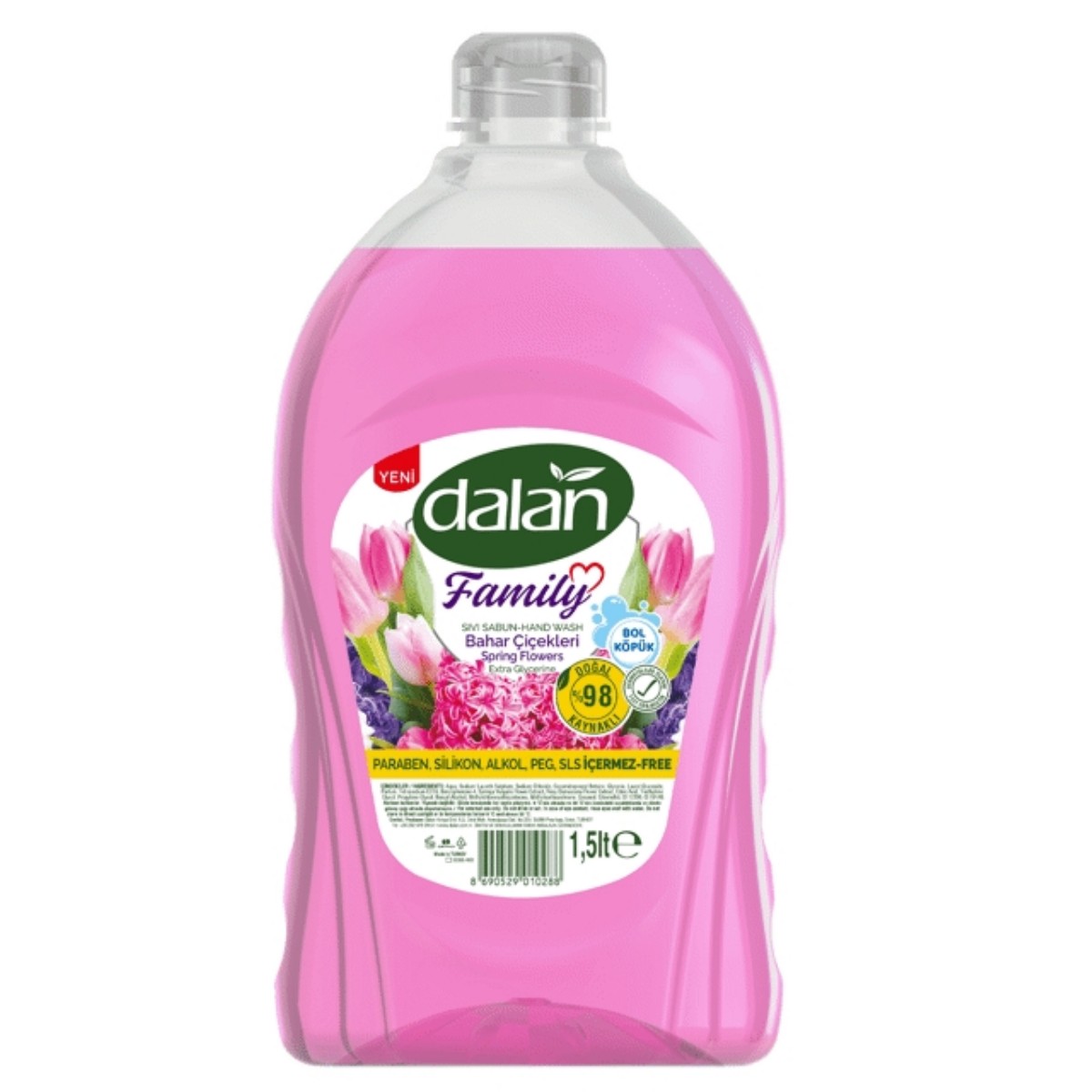 Dalan Bahar Çiçekleri Sıvı Sabun 1,5 Lt