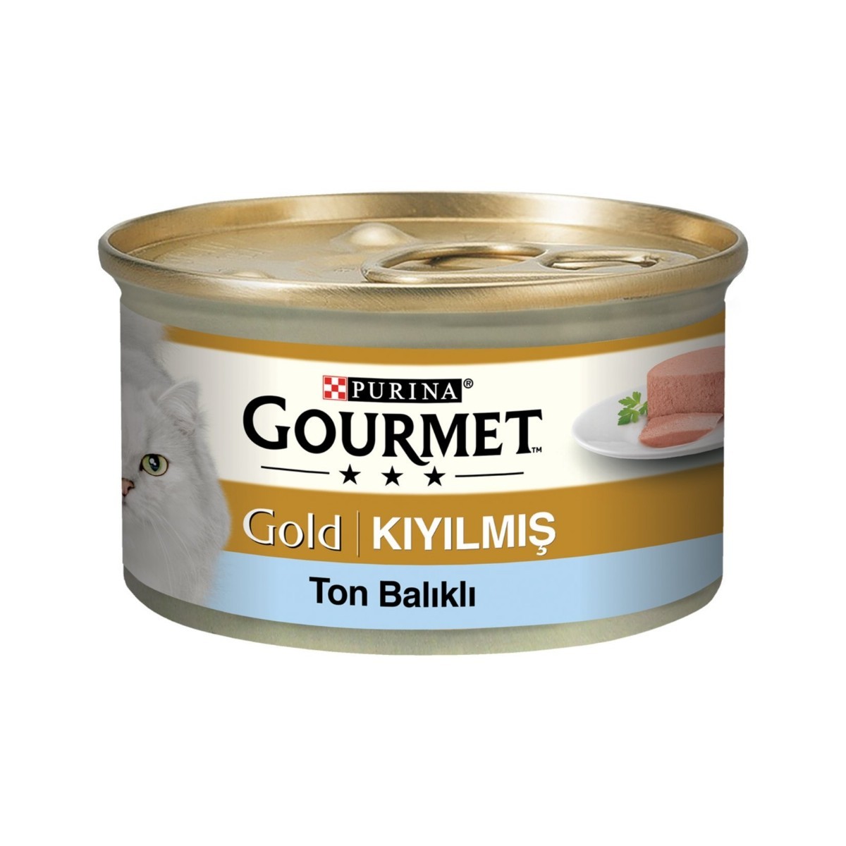 Gourmet Gold Kıyılmış Ton Balıklı Konserve Yaş Kedi Maması 85 Gr