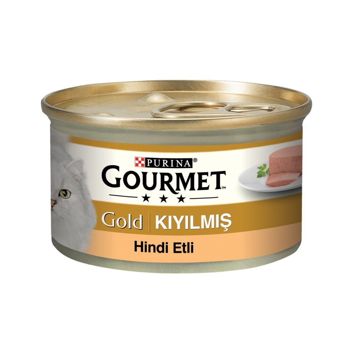 Gourmet Gold Kıyılmış Hindili Konserve Yaş Kedi Maması 85 Gr