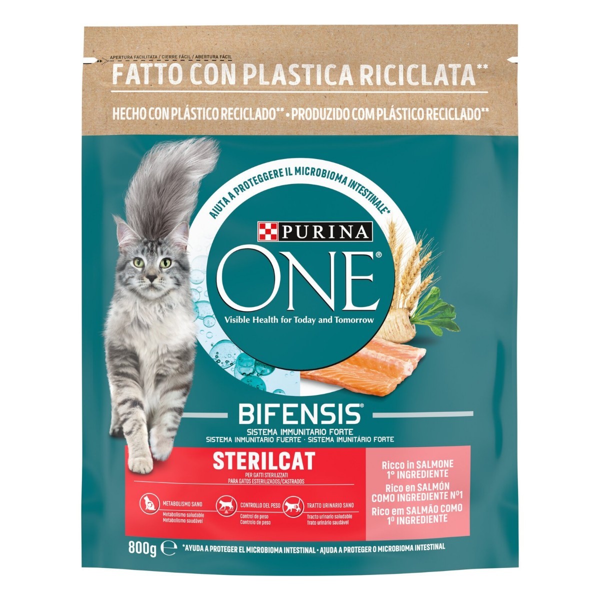Purina One Steril Kediler İçin Somonlu Kuru Mama 750 Gr