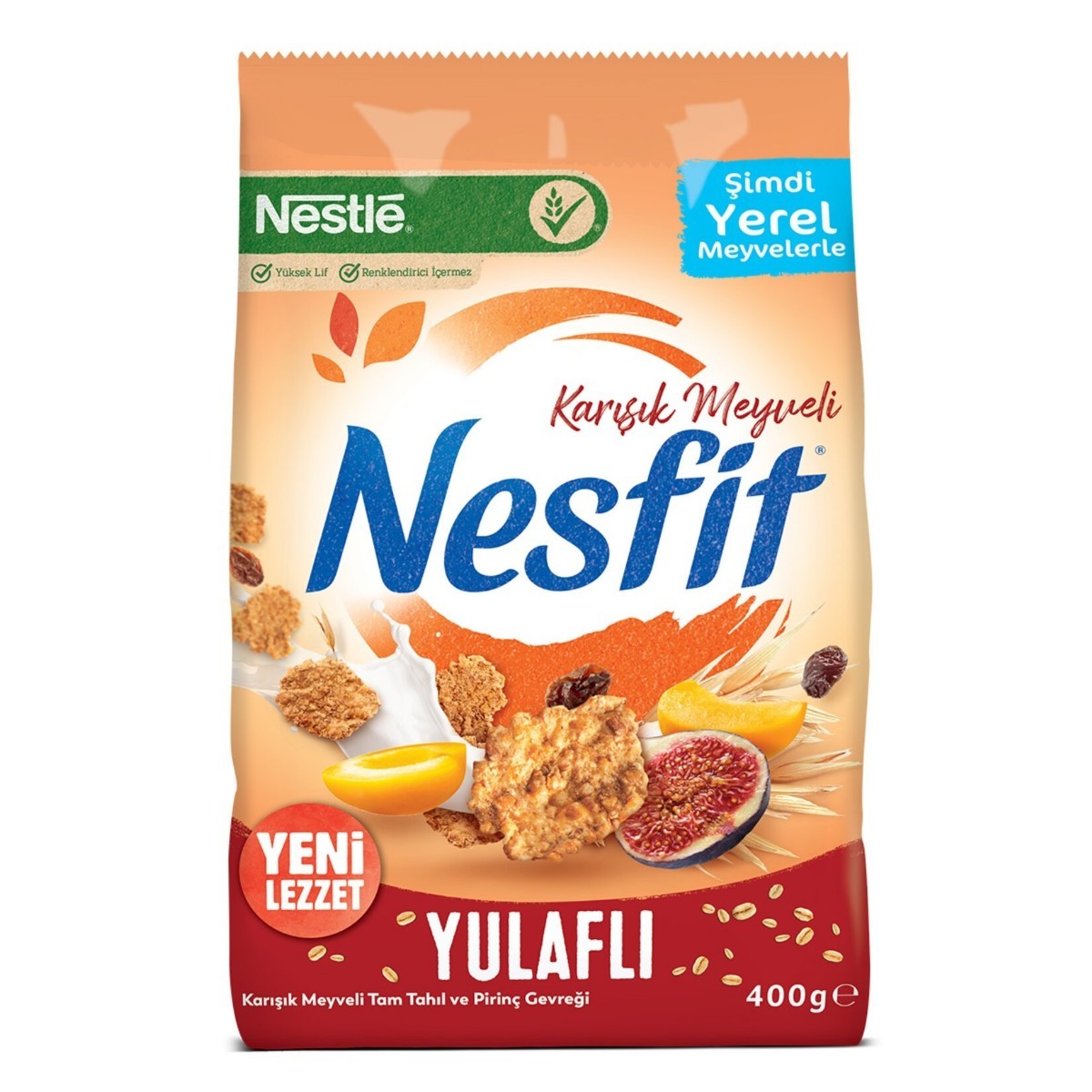 Nesfit Karışık Meyveli Kahvaltılık Gevrek 400 Gr