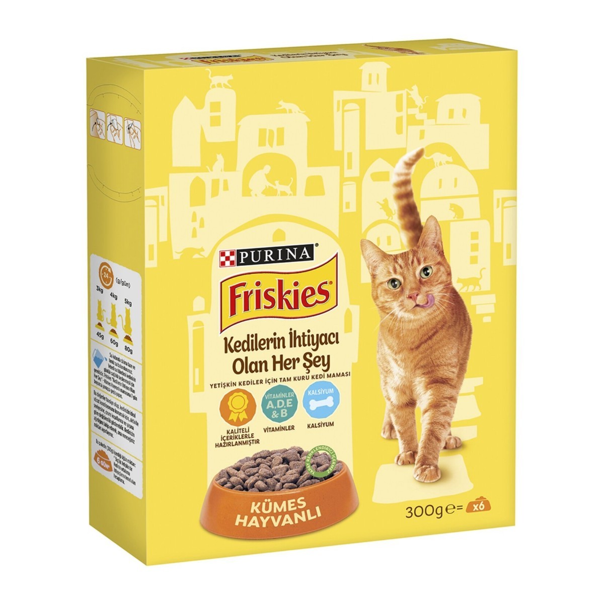 Friskies Yetişkin Kümes Hayvanlı Kuru Kedi Maması 300 Gr