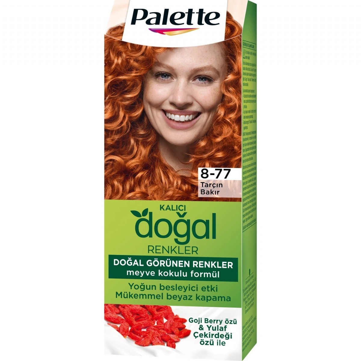 Palette Kalıcı Doğal Renkler Saç Boyası 8-77 Tarçın Bakır