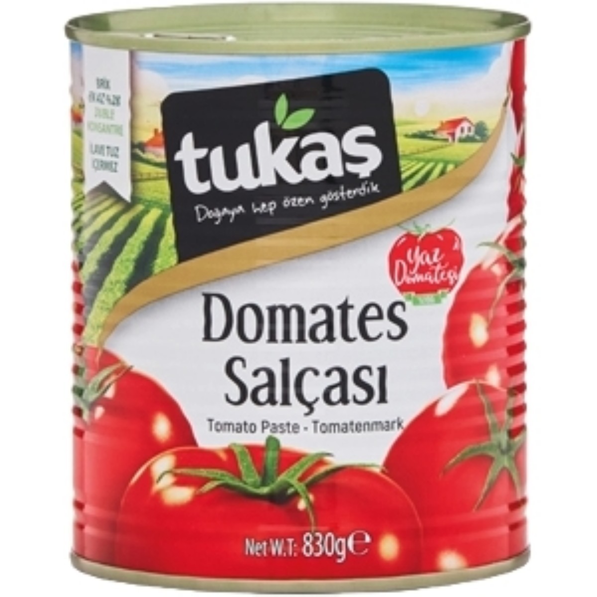 Tukaş Domates Salçası 830 Gr