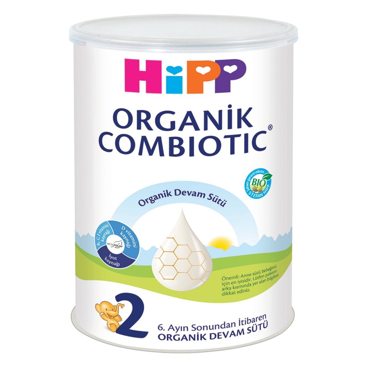 HiPP 2 Organik Combiotic Devam Sütü 350 Gr 6-12 Ay