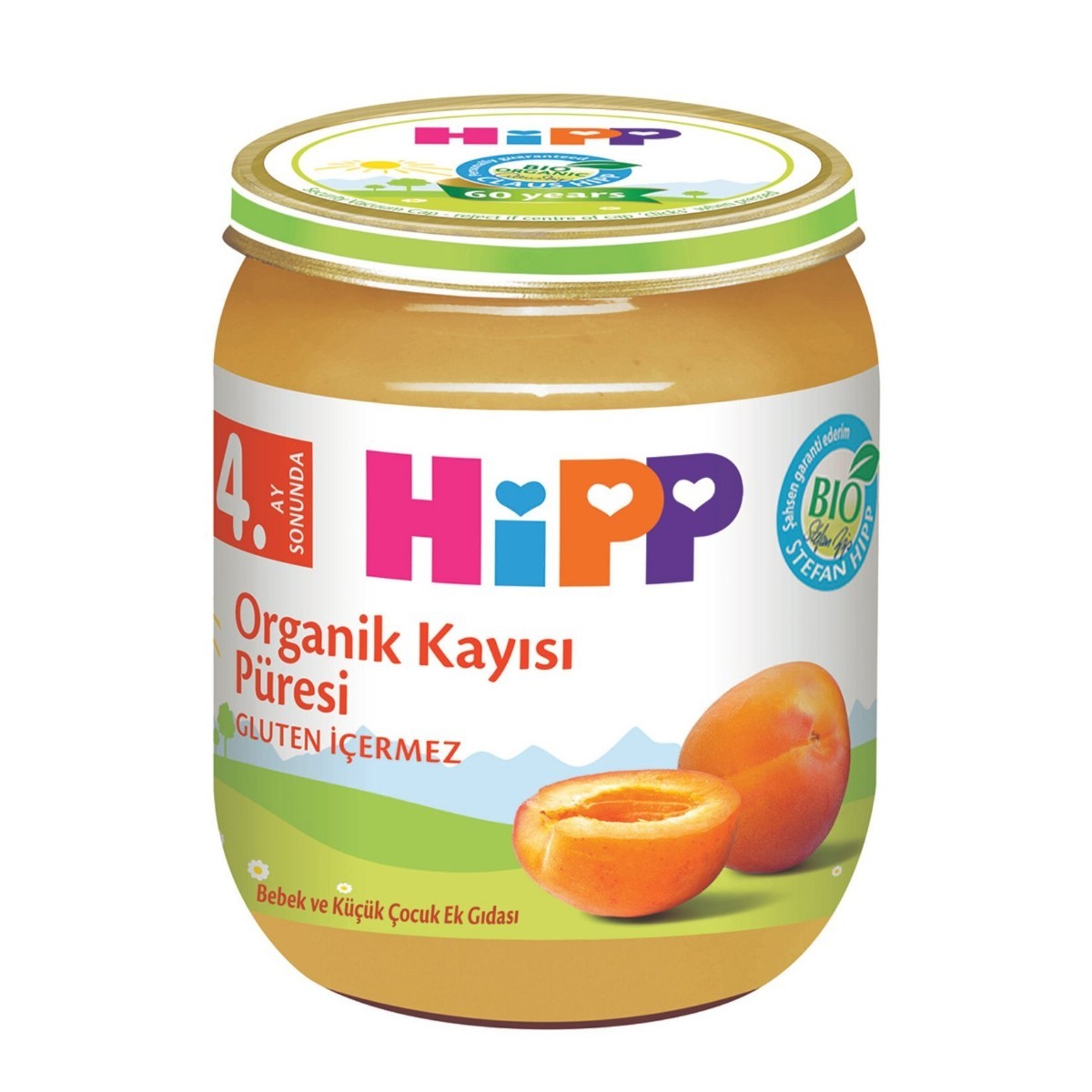 Hipp Organik Kayısı Püresi Kavanoz Mama 125 Gr