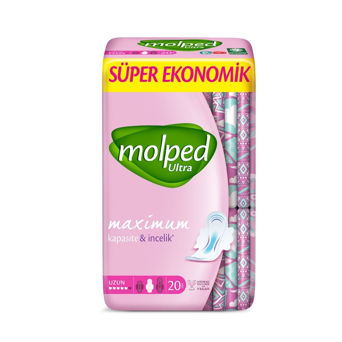 Molped Ultra Uzun Hijyenik Ped 20'li