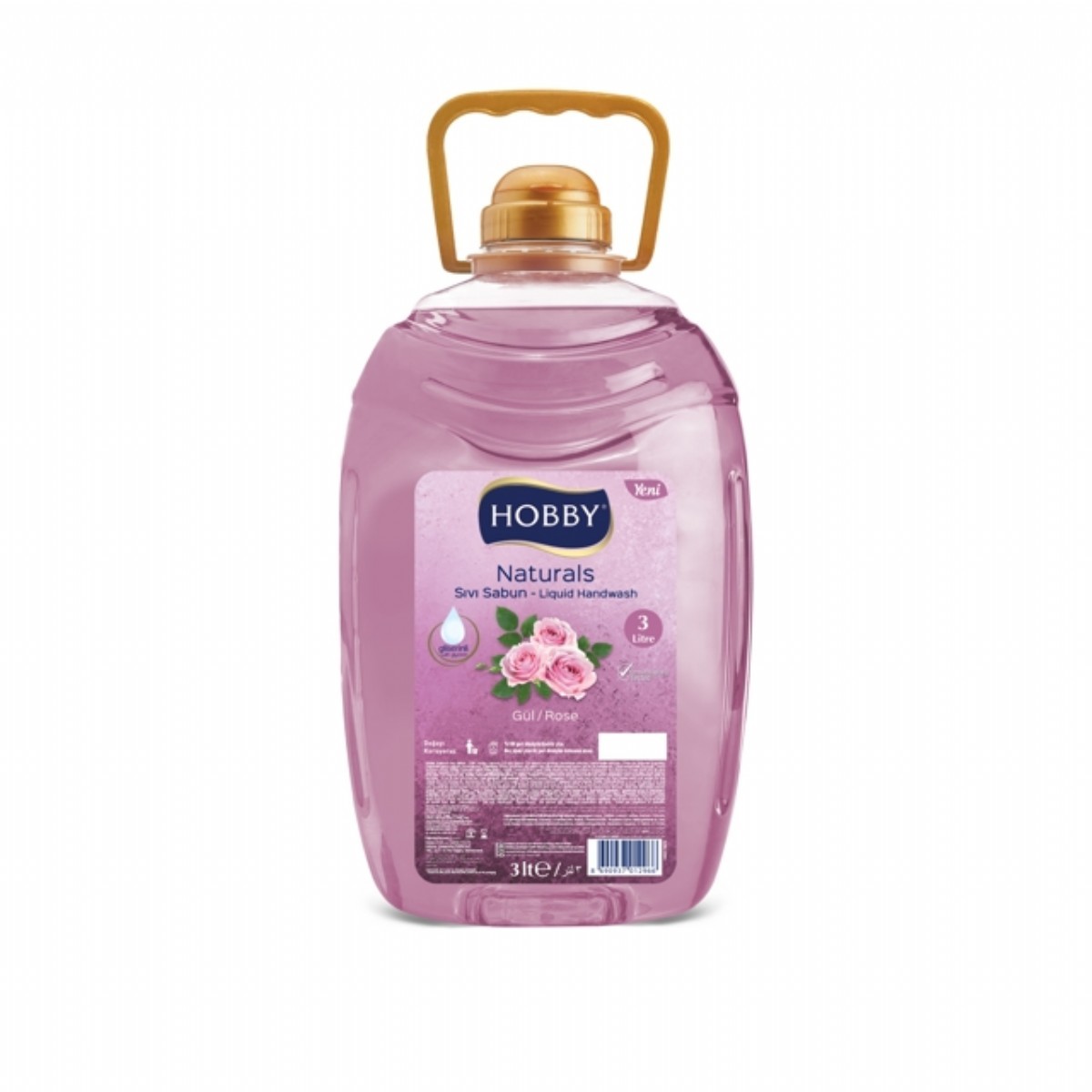 Hobby Natural Gül Sıvı Sabun 3 Lt
