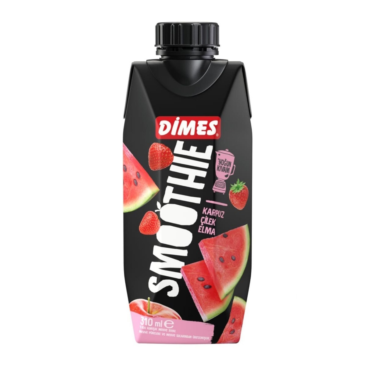Dimes Karpuz-Çilek-Elma Smoothie 310 Ml