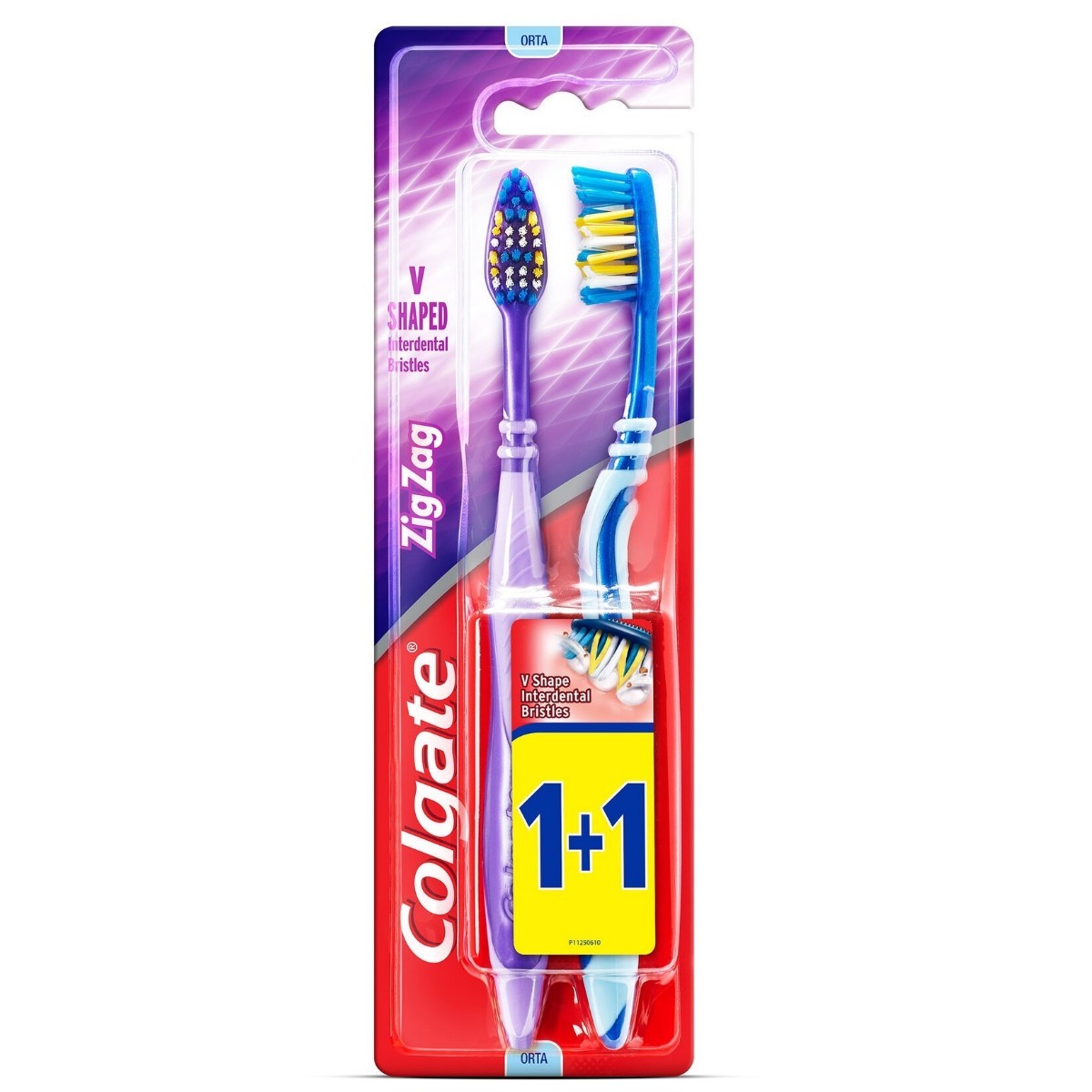 Colgate Zig Zag Orta Diş Fırçası 1+1