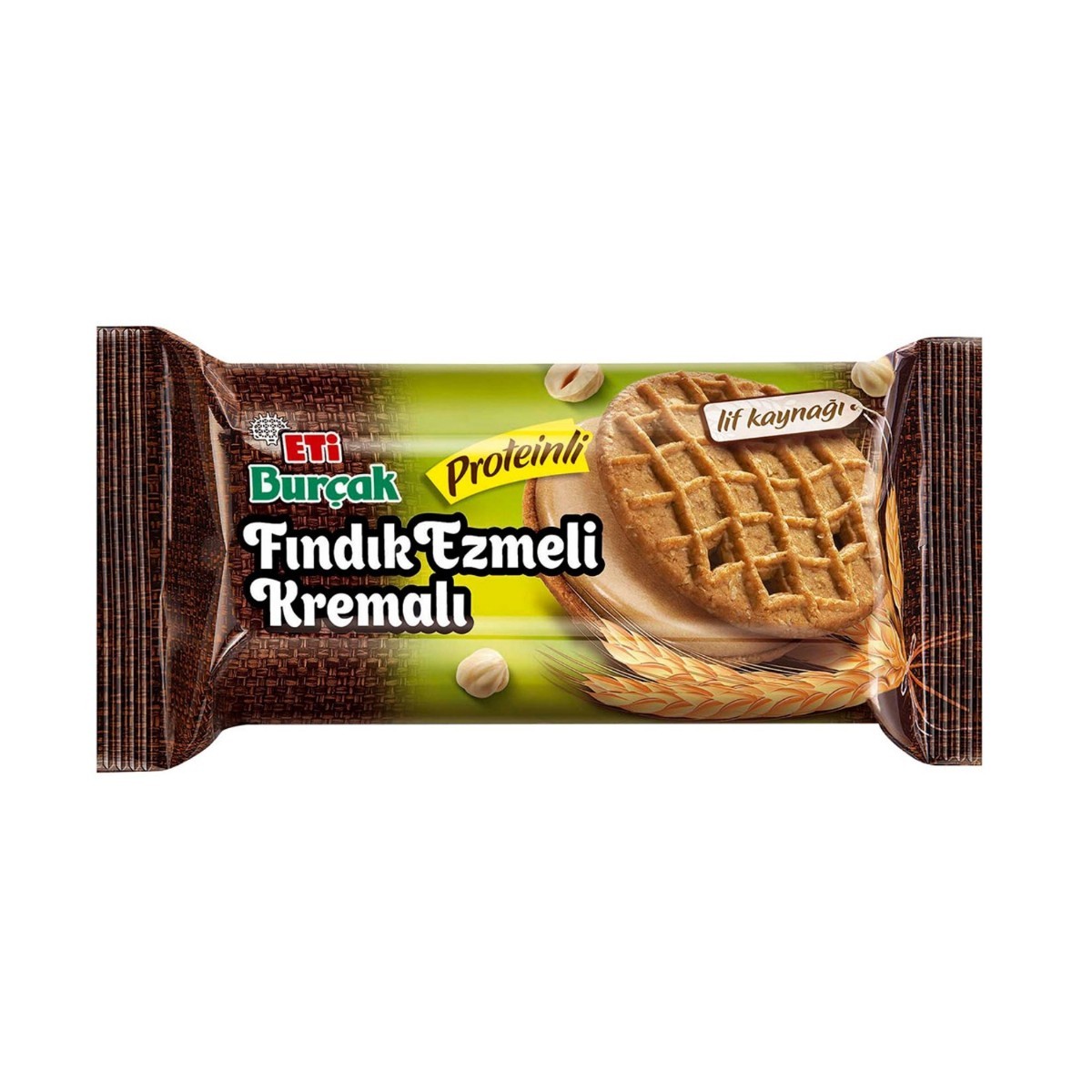 Eti Burçak Fındık Ezmeli Proteinli Bisküvi 158 Gr