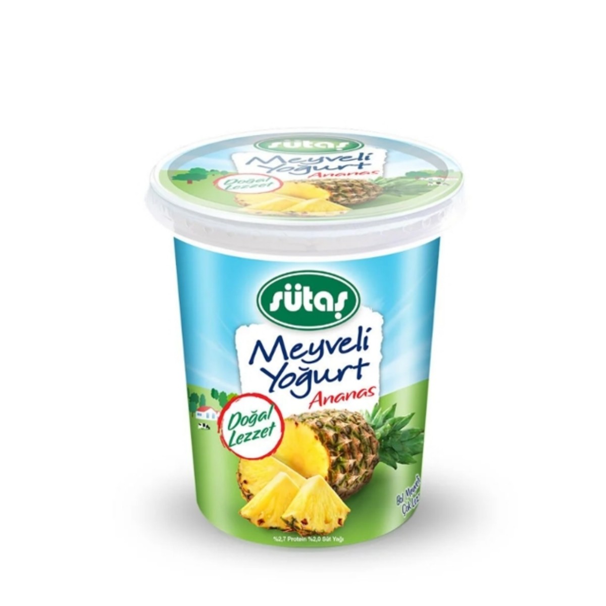Sütaş Ananaslı Meyveli Yoğurt 500 Gr
