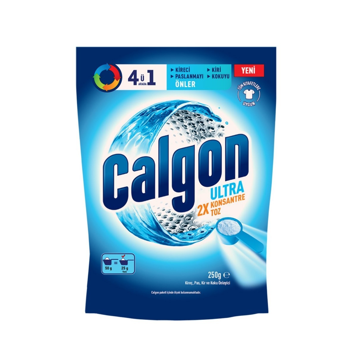Calgon Ultra Konsantre Çamaşır Makinesi Kireç Önleyici 250 Gr