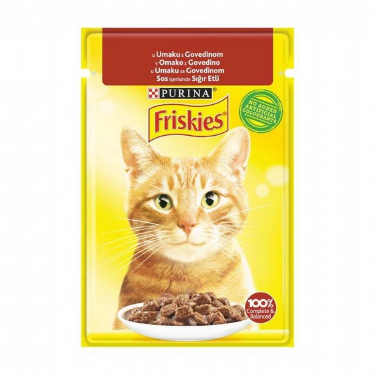 Friskies Sığır Etli Yaş Kedi Maması 85 Gr