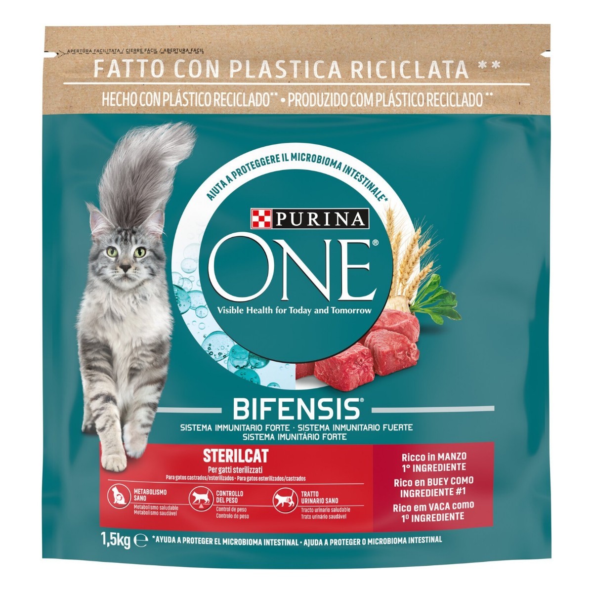 Purina One Steril Sığır Etli Kısırlaştırılmış Kedi Maması 1,5 Kg