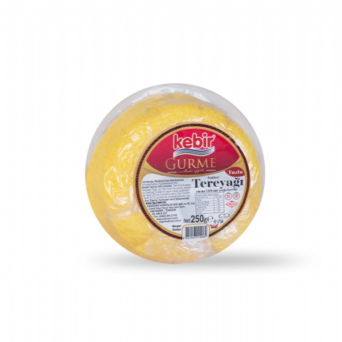 Kebir Gurme Tuzlu Tereyağı 250 Gr