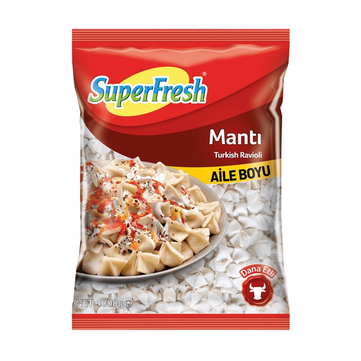 Superfresh Aile Boyu Mantı 1 Kg
