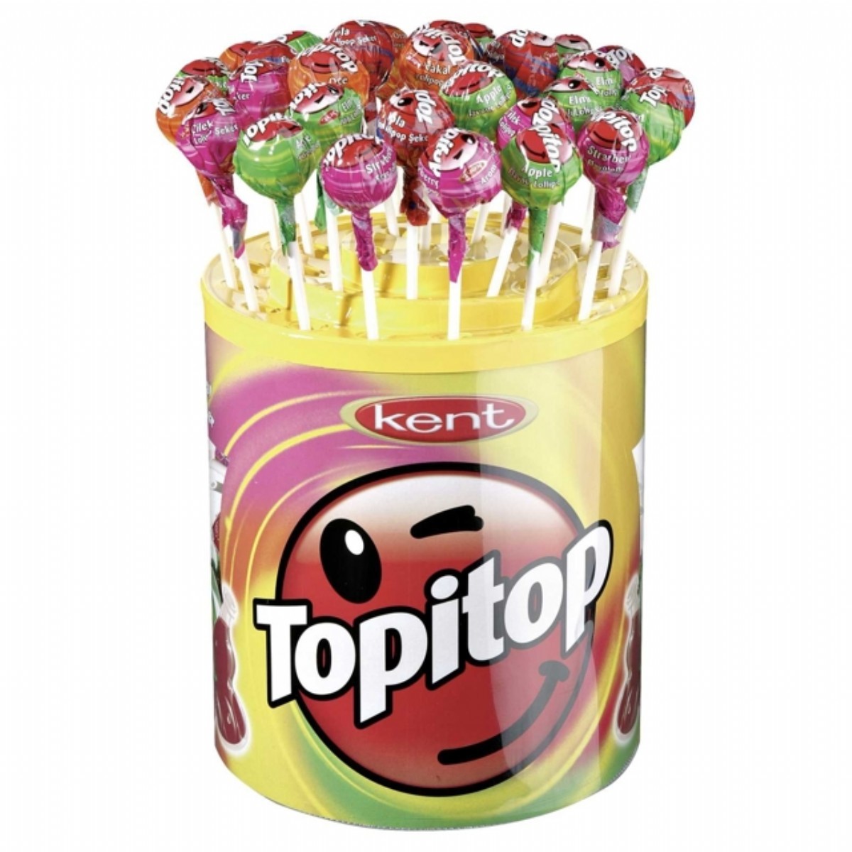 Kent Topitop Meyveli Lolipop Şeker 11 gr