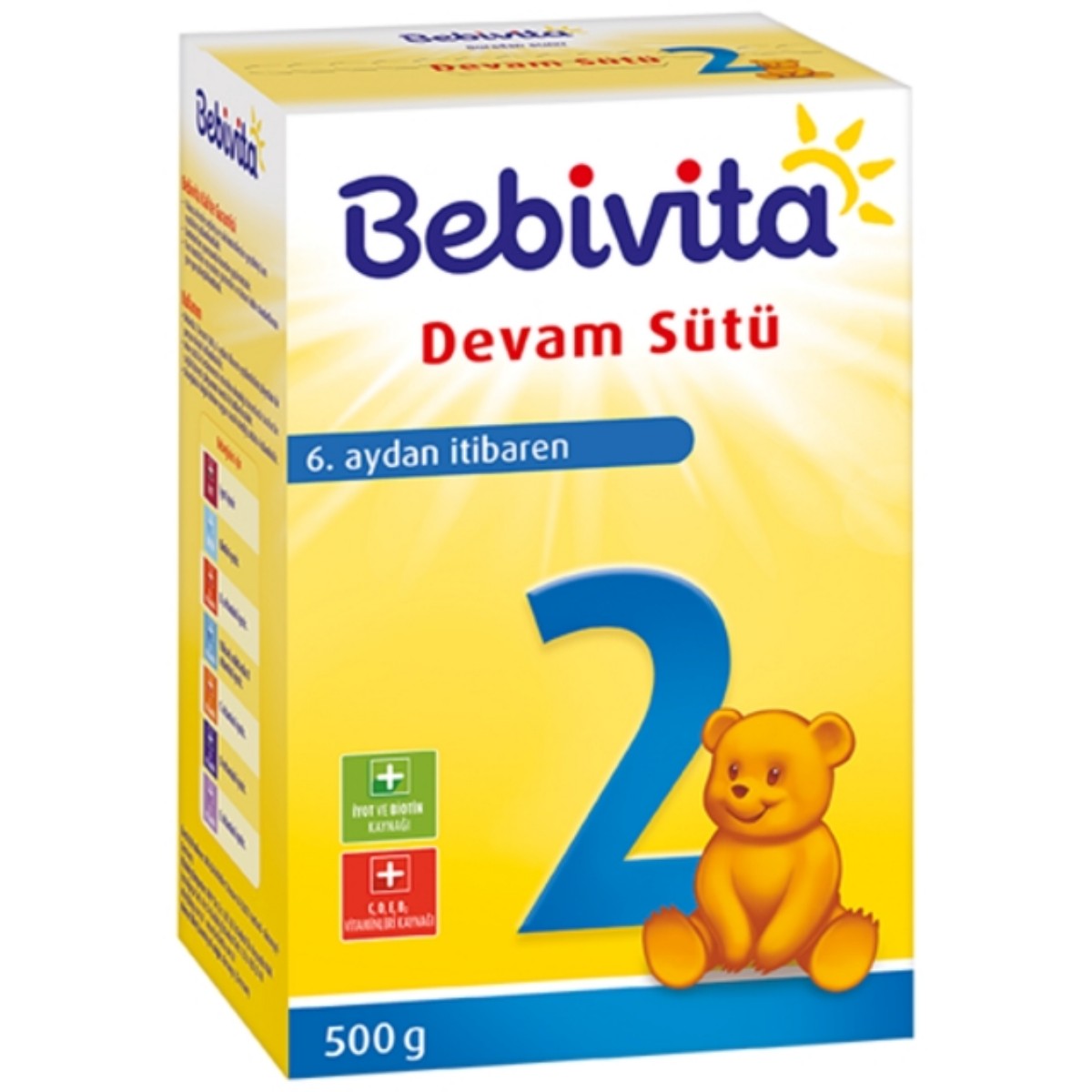 Bebivita 2 Numara 6-12 Ay Devam Sütü 500 Gr