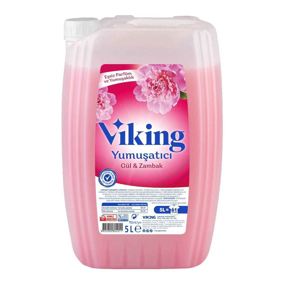 Viking Gül Zambak Çamaşır Yumuşatıcı 5 Lt
