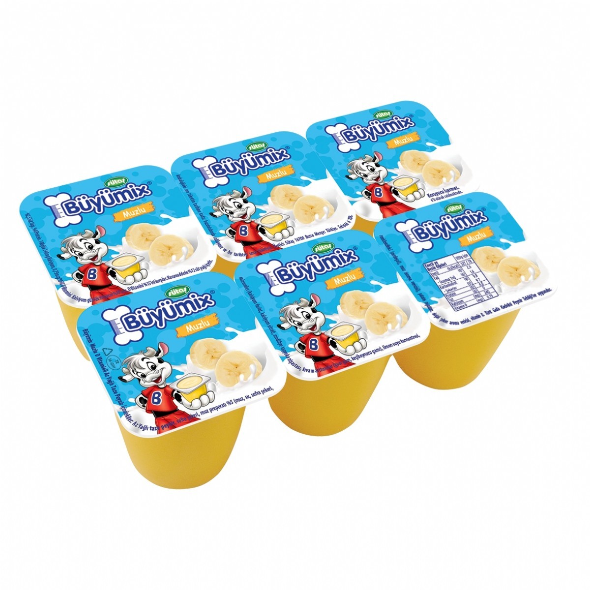 Sütaş Muzlu Büyümix 6x40 Gr