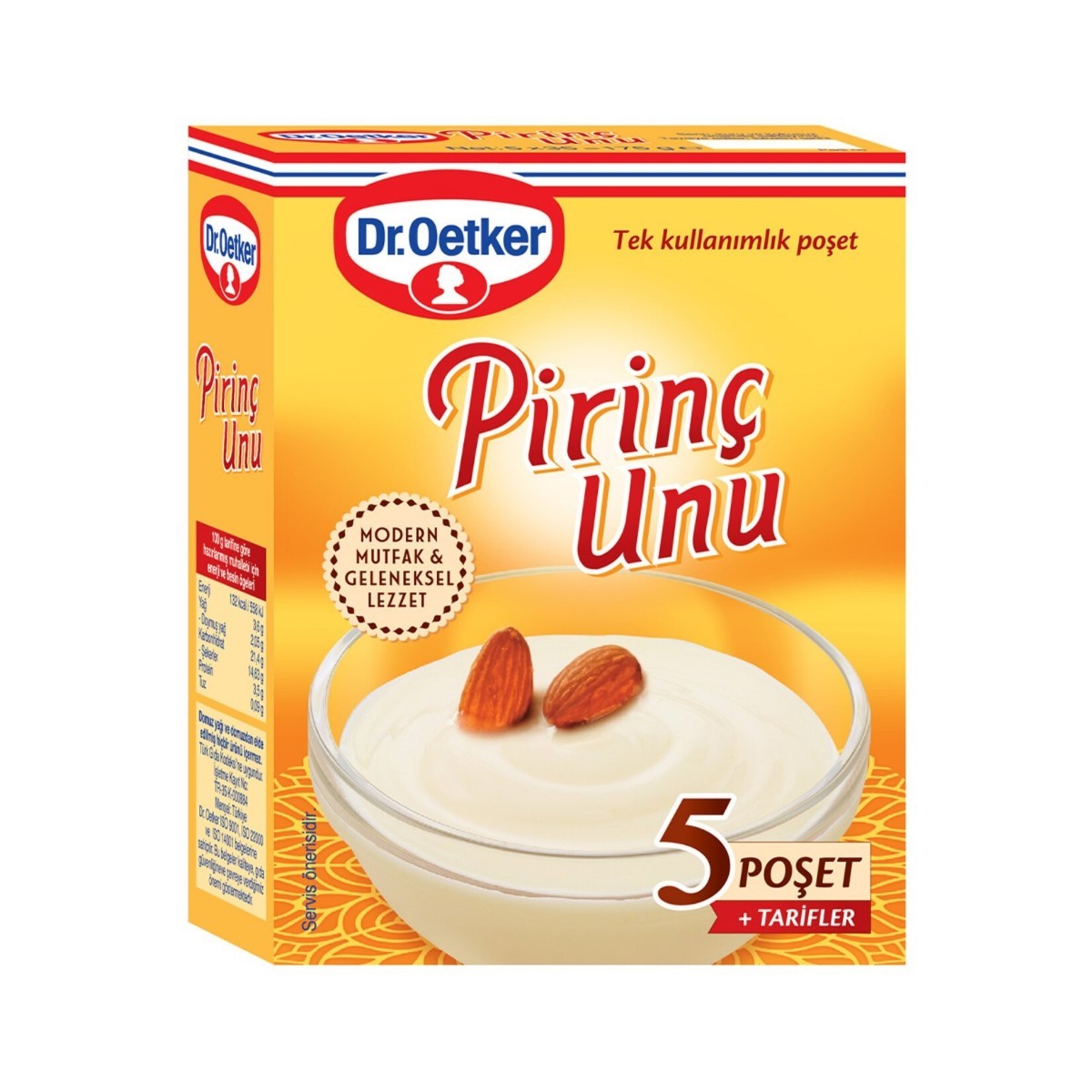 Dr Oetker Pirinç Unu 5'li 175 Gr