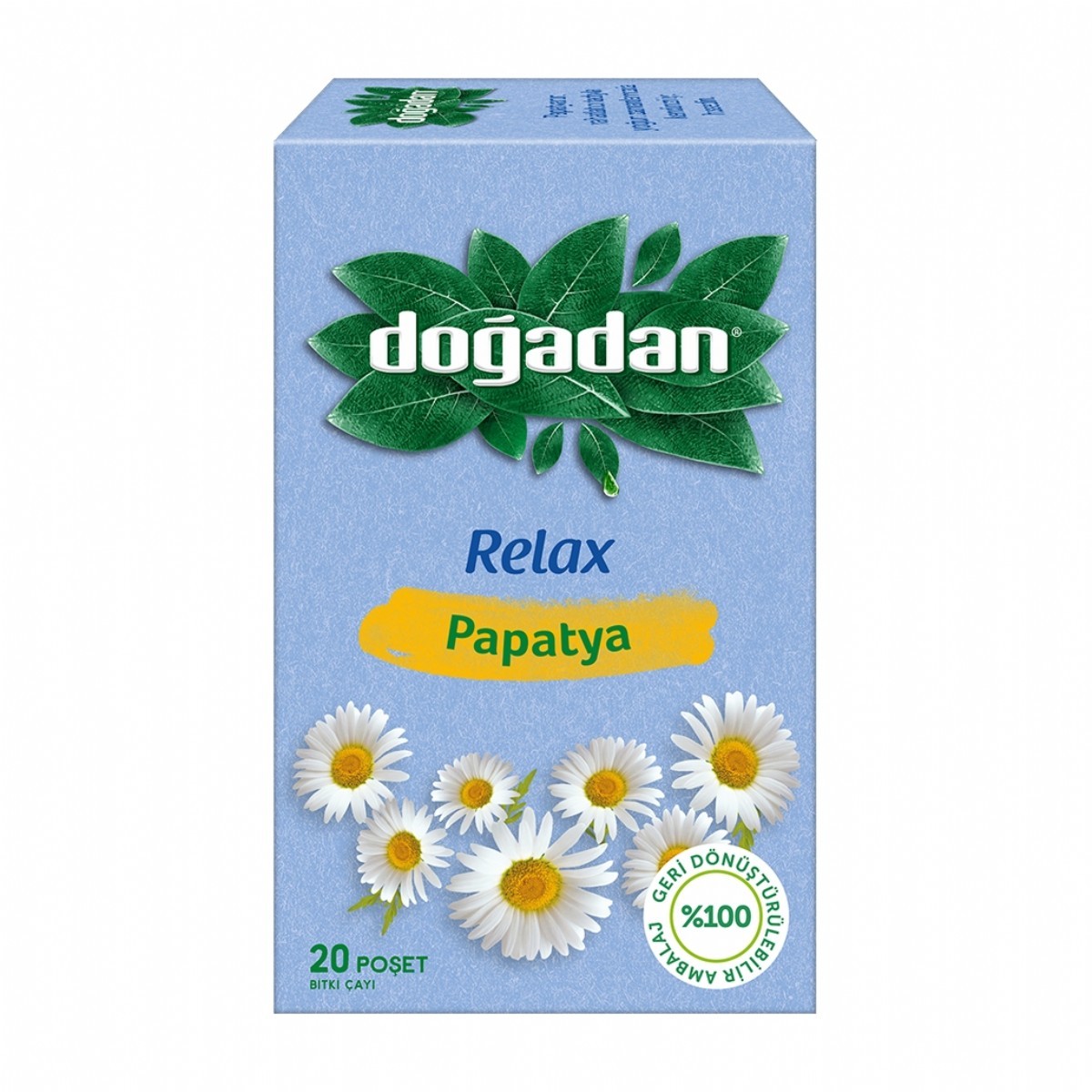 Doğadan Relax Papatya Bardak Poşet Bitki Çayı 20'Li