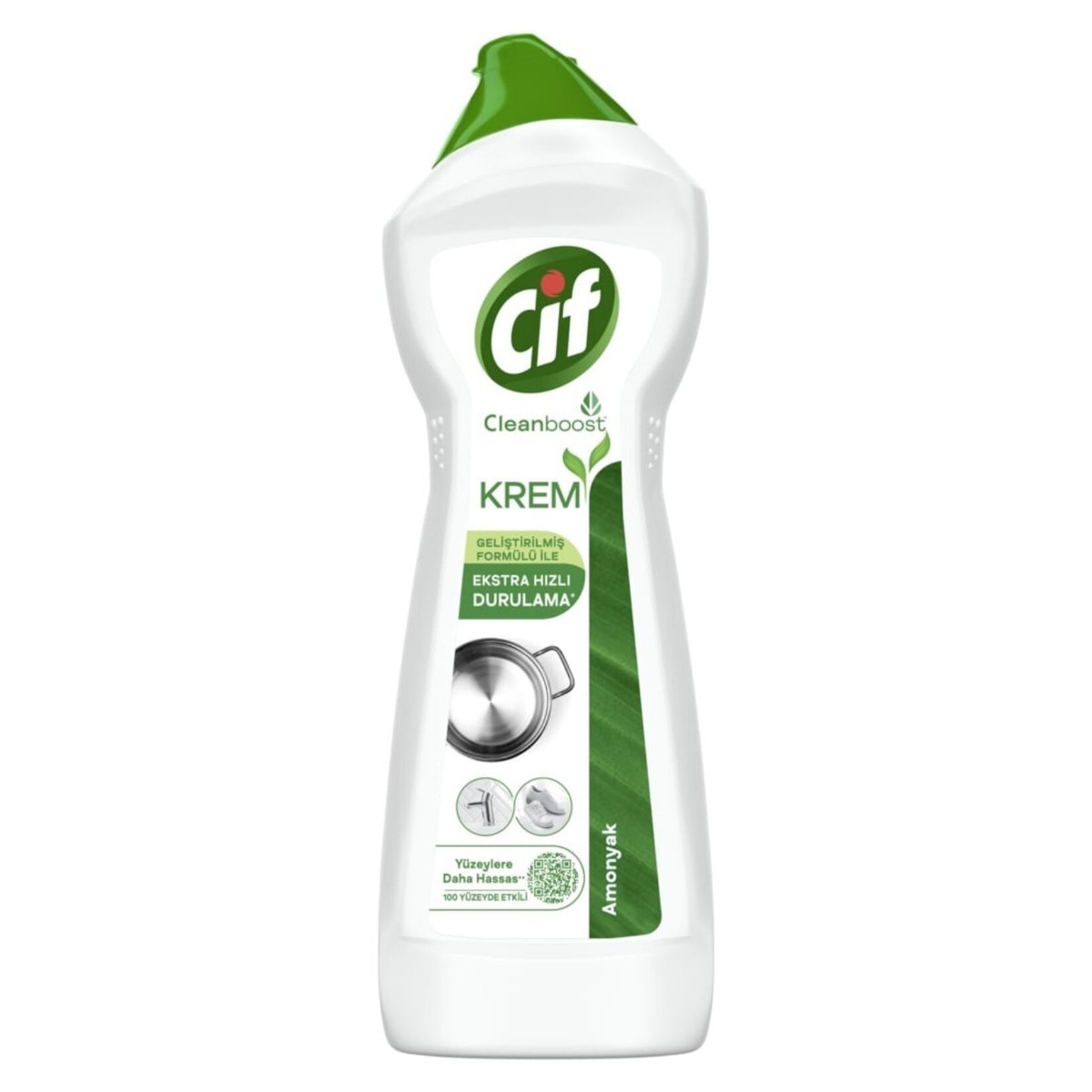 Cif Krem Yeni Nesil Amonyaklı Yüzey Temizleyici 750 Ml