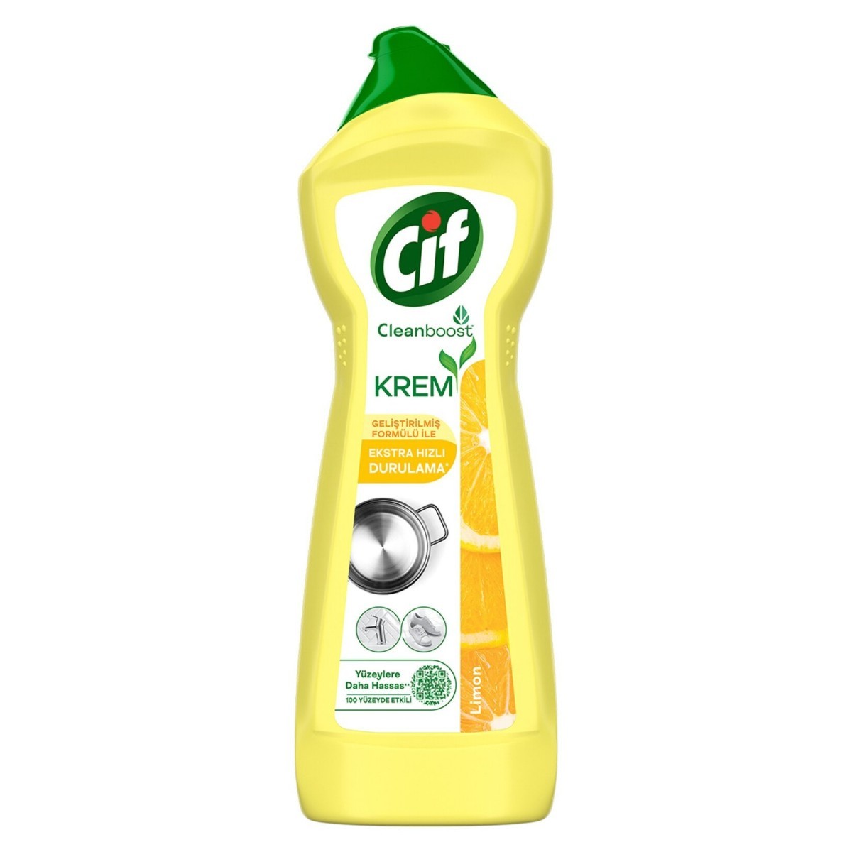 Cif Krem Yeni Nesil Yüzey Temizleyici Limon 750 Ml