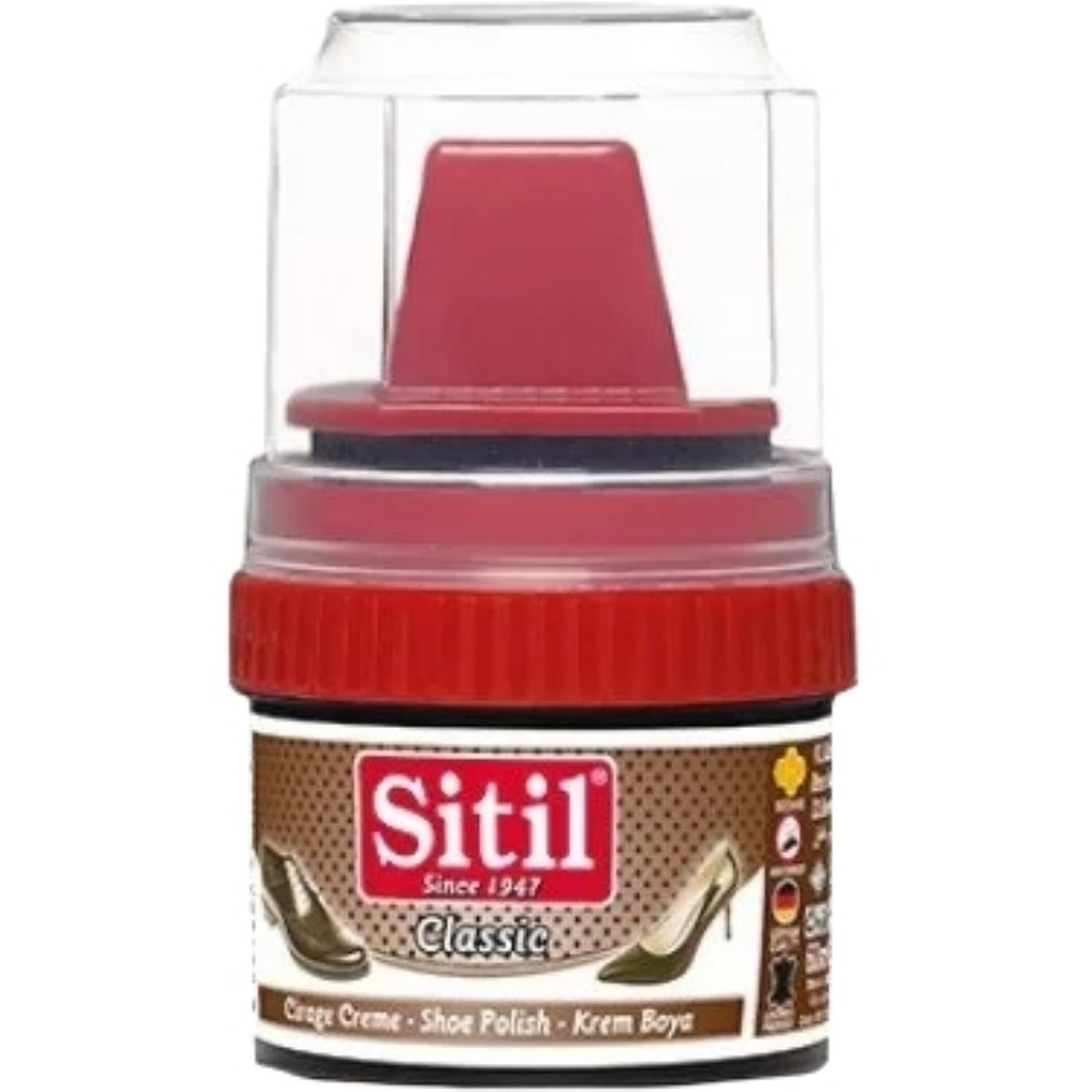 Sitil Classic Koyu Kahve Krem Ayakkabı Boyası 50 Ml