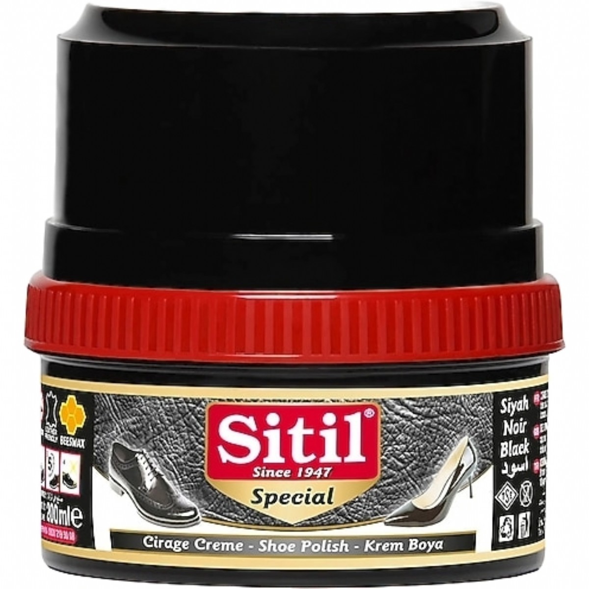 Sitil Siyah Krem Ayakkabı Boyası 200 Ml