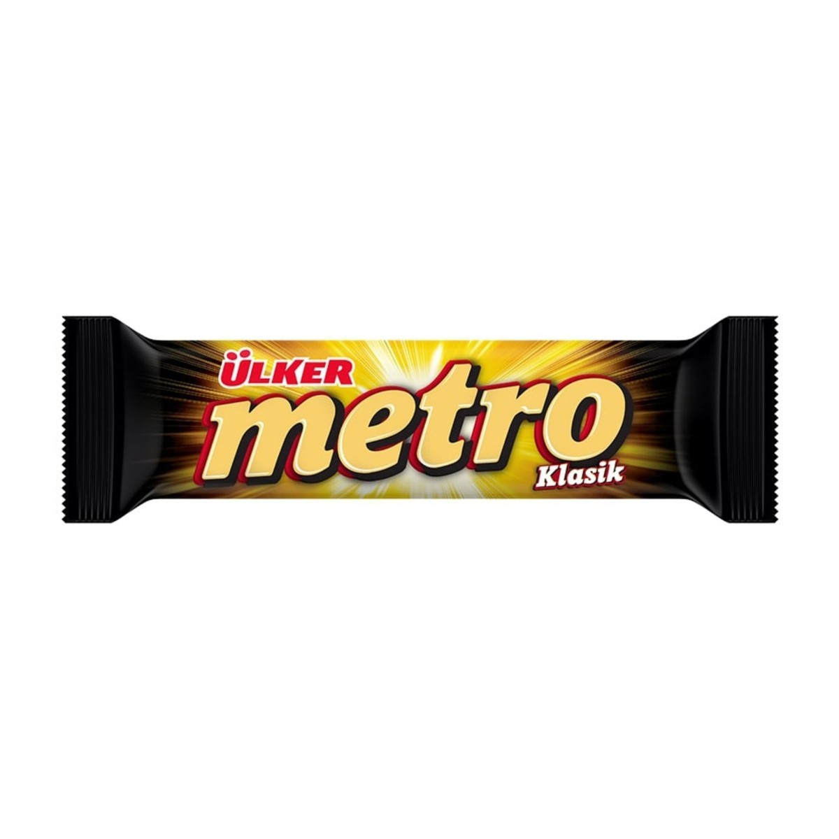 Ülker Metro Sütlü Çikolatalı Kaplı Karamel & Nugalı Bar 36 Gr