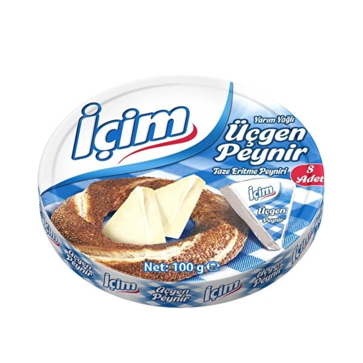 İçim Üçgen Peynir 8x12,5 Gr
