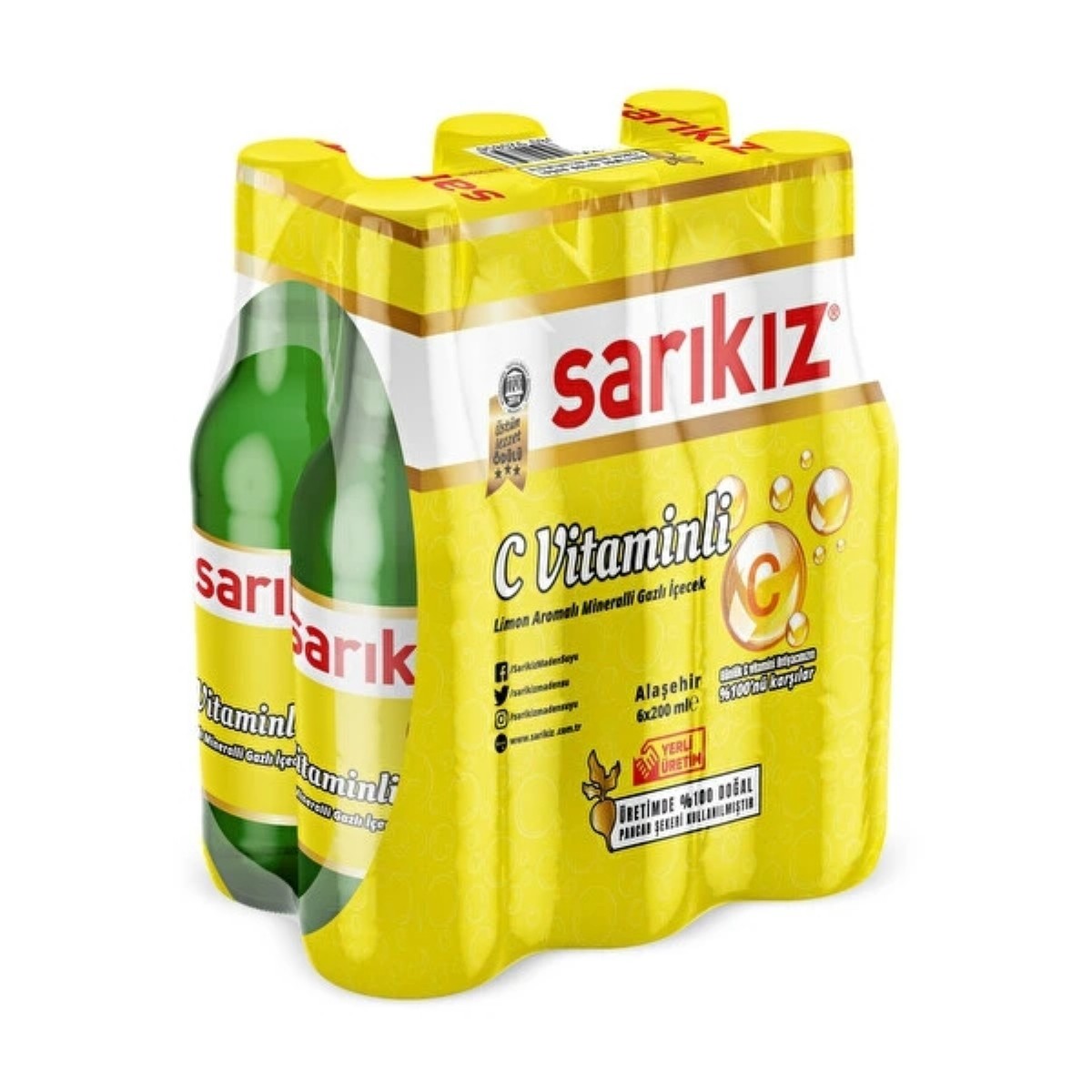 Sarıkız Limon Soda 6'lı