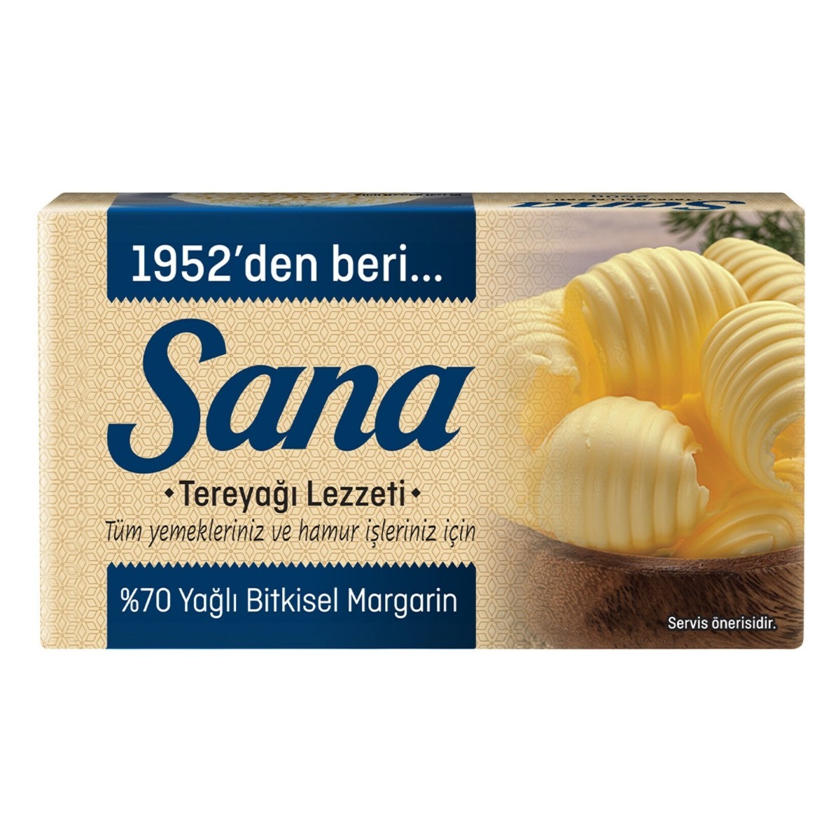 Sana Tereyağı Lezzeti Paket Margarin 250 Gr