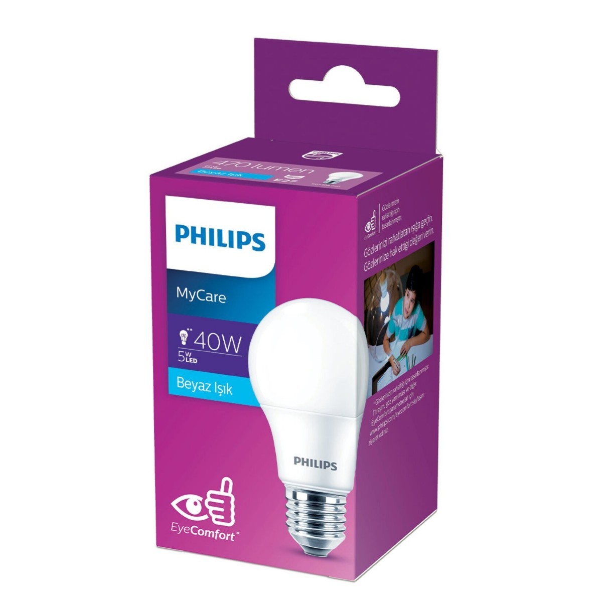 Philips 5-40W E27 6500K Beyaz Işık Led Ampül