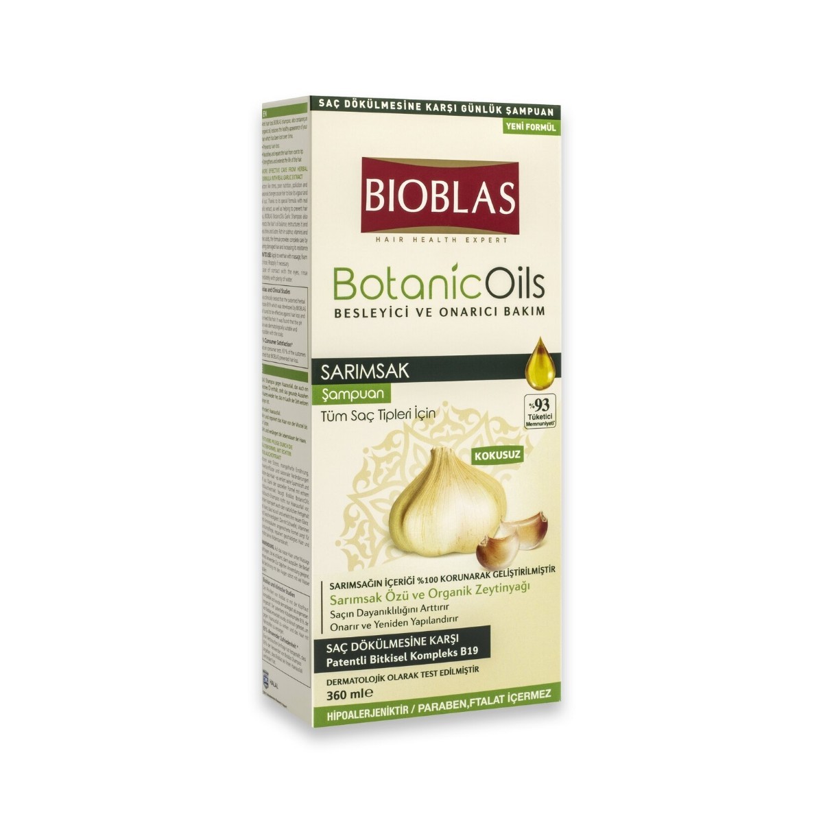 Bioblas Botanic Oils Sarımsak Şampuanı 360 Ml
