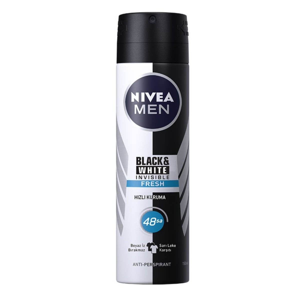 Nivea Black&White Invisible Fresh Erkek Sprey Deodorant 150 Ml