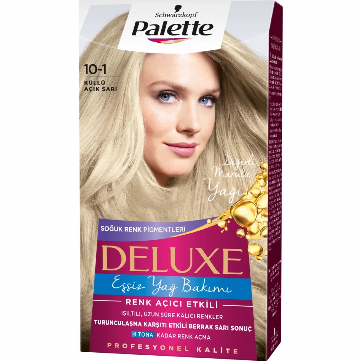 Palette Deluxe Saç Boyası 10-1 Küllü Açık Sarı