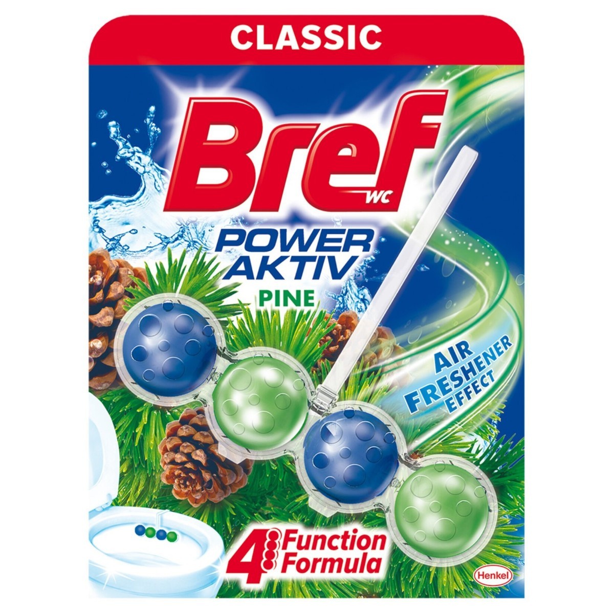 Bref Power Aktiv Çam Tuvalet Bloğu 50 Gr