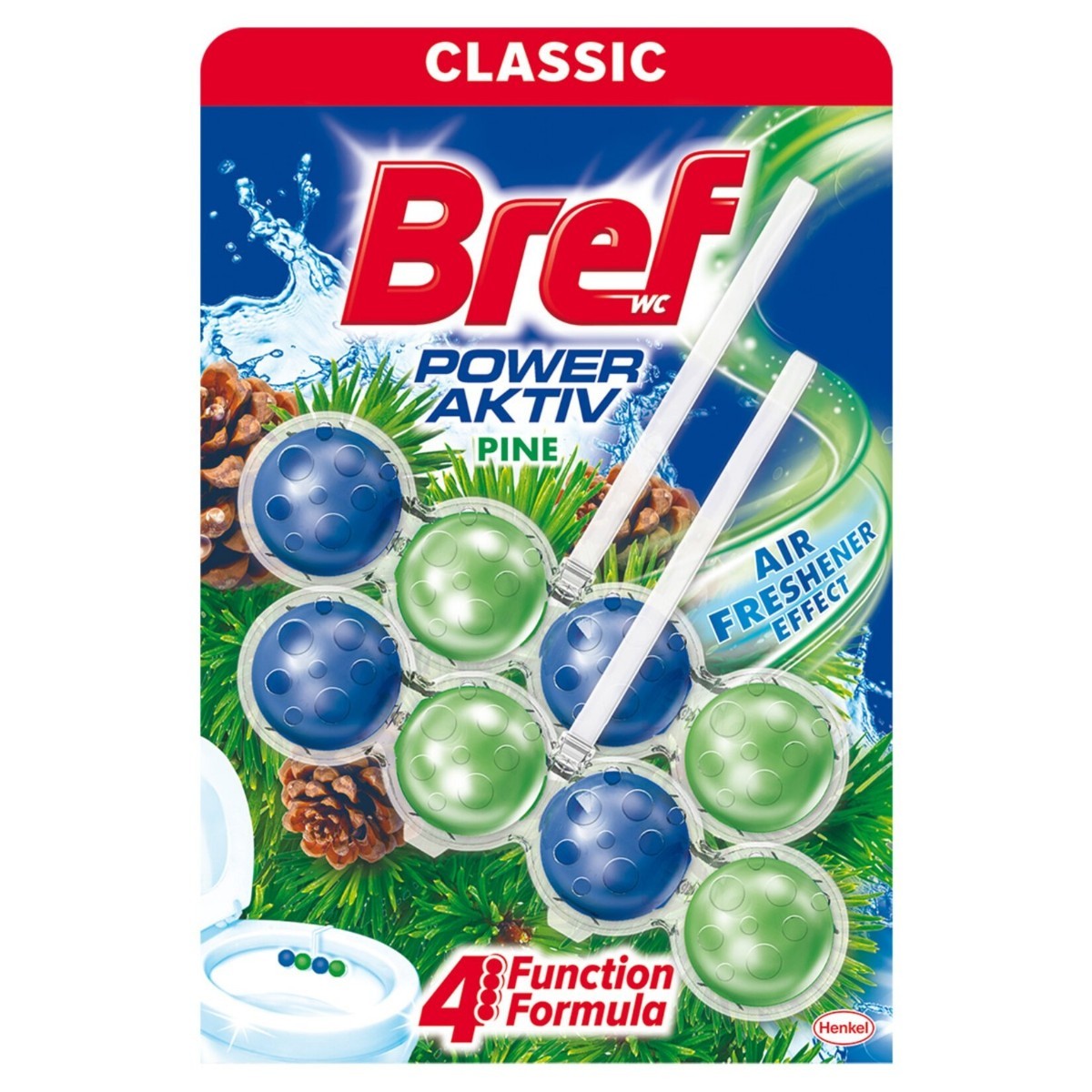 Bref Power Aktif Çam Tuvalet Bloğu 2'li Paket