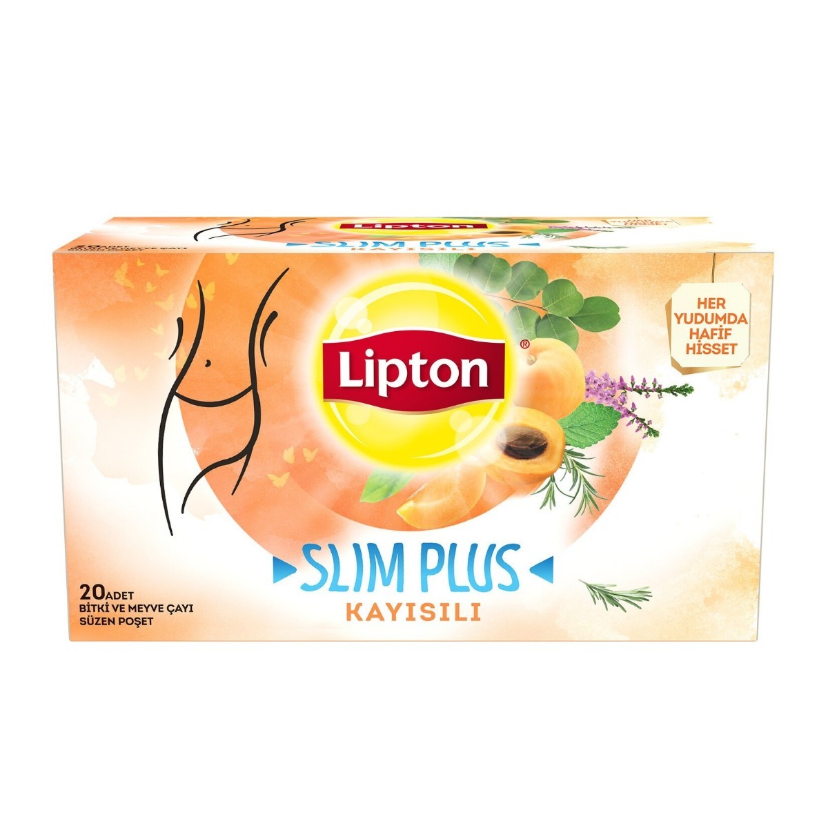 Lipton Form Plus Kayısılı Çay 20'li