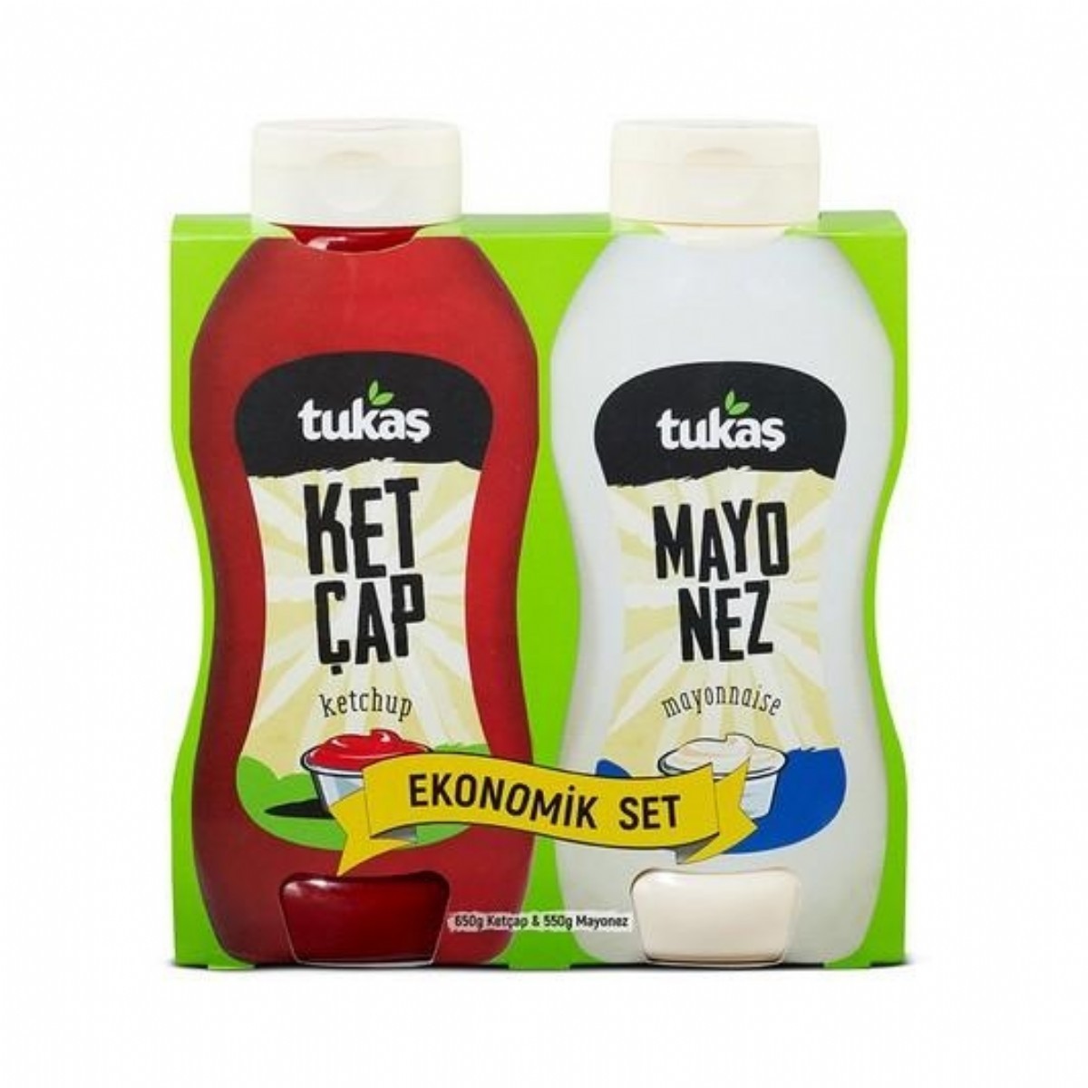 Tukaş Ketçap 600 Gr + Mayonez 550 Gr