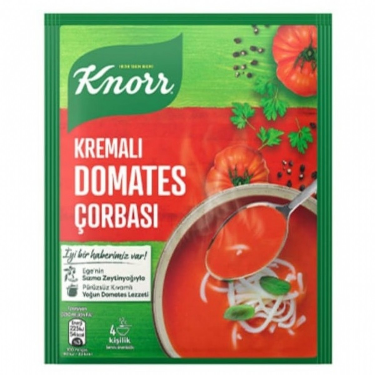 Knorr Hazır Çorba Kremalı Domates 4 Kişilik 69 Gr