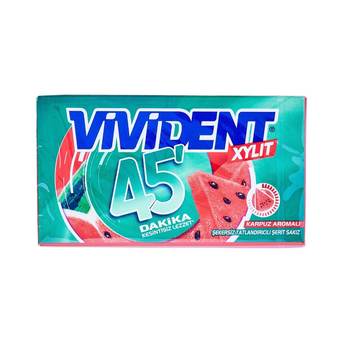 Vivident 45 Dk Cüzdan Karpuzlu Sakız 26 Gr
