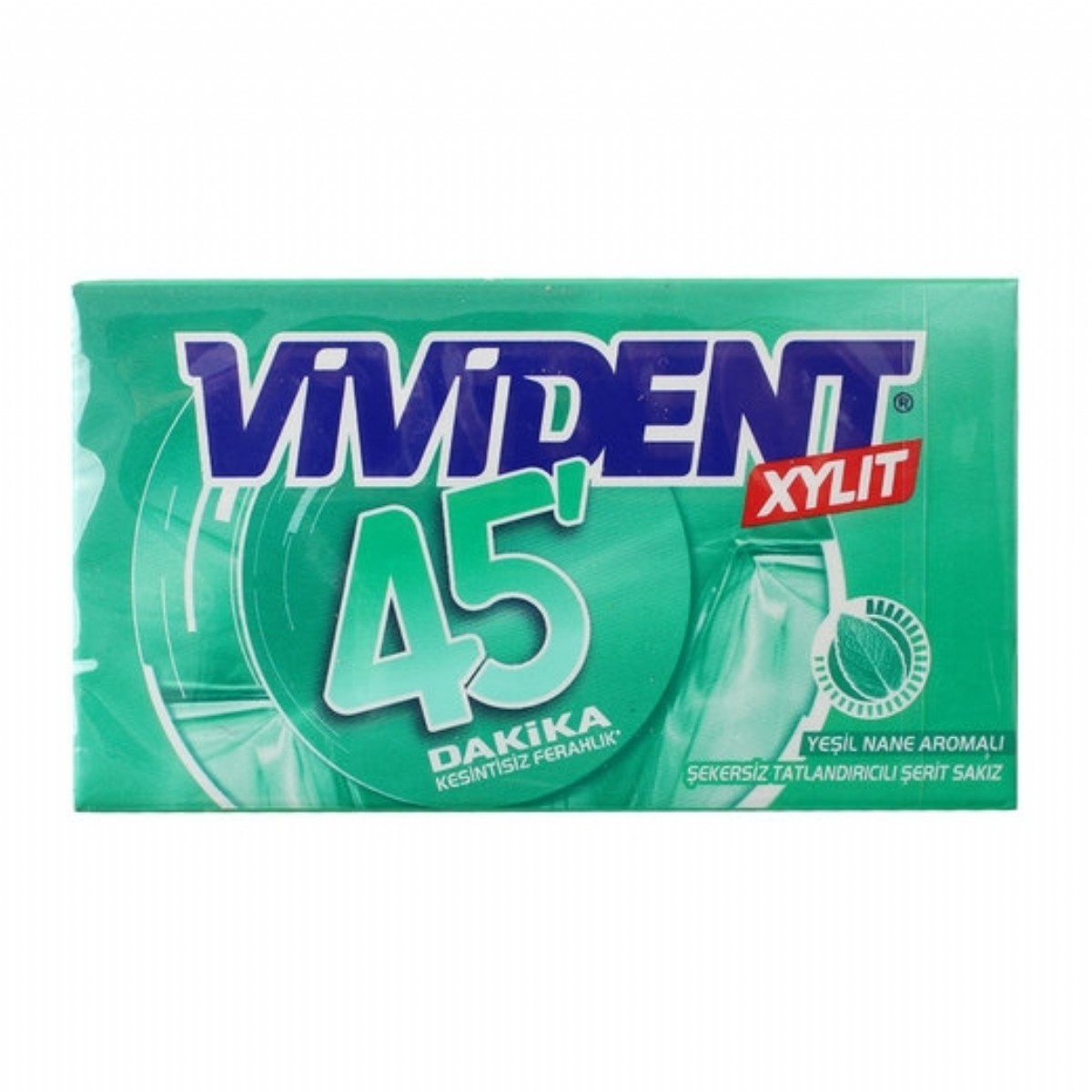 Vivident 45 Dakika Cüzdan Yeşil Nane Sakız 26 Gr