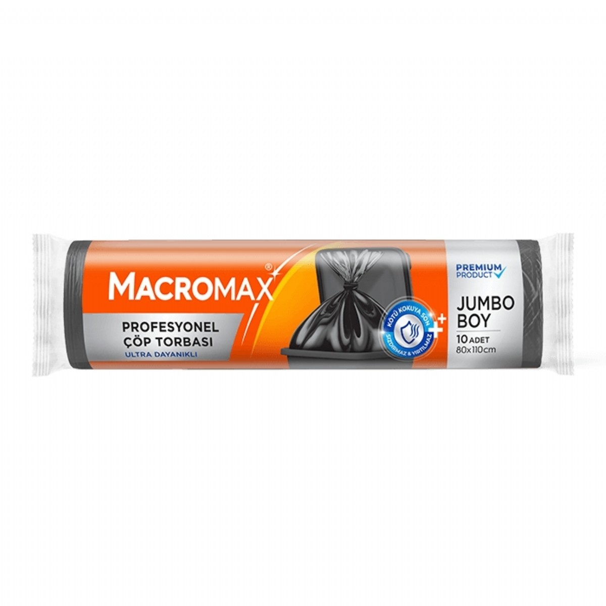 Macromax Profesyonel Çöp Poşeti Torbası Jumbo Boy 10 lu