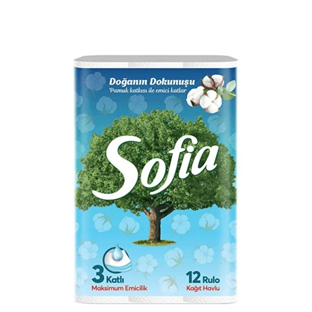 Sofia 3 Katlı Havlu Kağıt 12 Adet