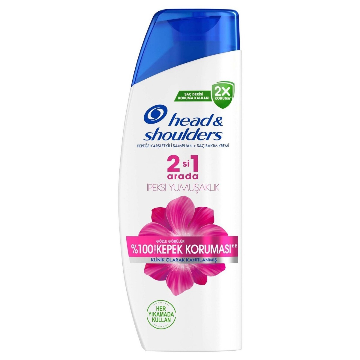 Head & Shoulders İpeksi Yumuşaklık 2'si 1 Arada Kepeğe Karşı Etkili Şampuan 330 Ml