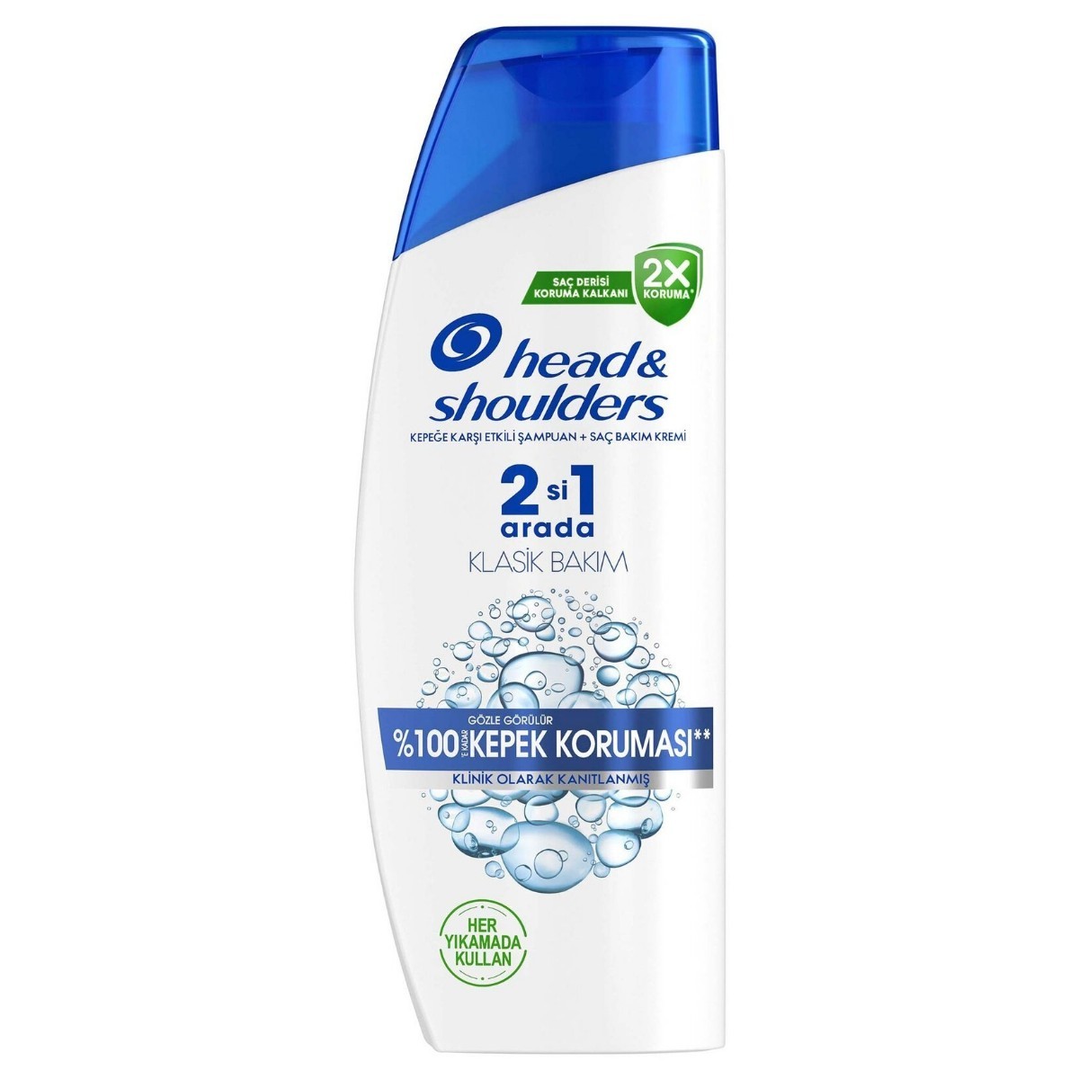 Head & Shoulders Klasik Bakım 2'si 1 Arada Kepeğe Karşı Etkili Şampuan 330 Ml
